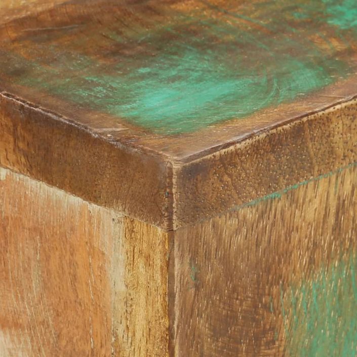 Table console 120x30x75 cm Bois de récupération massif - Photo n°6