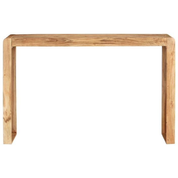 Table console 120x30x76 cm Bois d'acacia solide - Photo n°2
