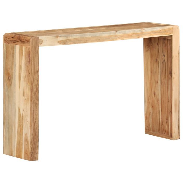Table console 120x30x76 cm Bois d'acacia solide - Photo n°9