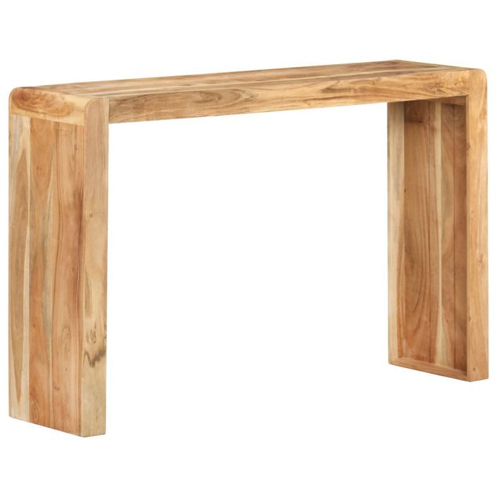 Table console 120x30x76 cm Bois d'acacia solide - Photo n°10