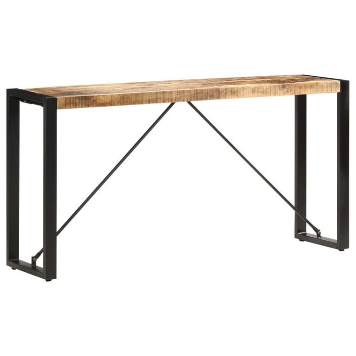 Table console 150x35x76 cm Bois de manguier massif - Photo n°8