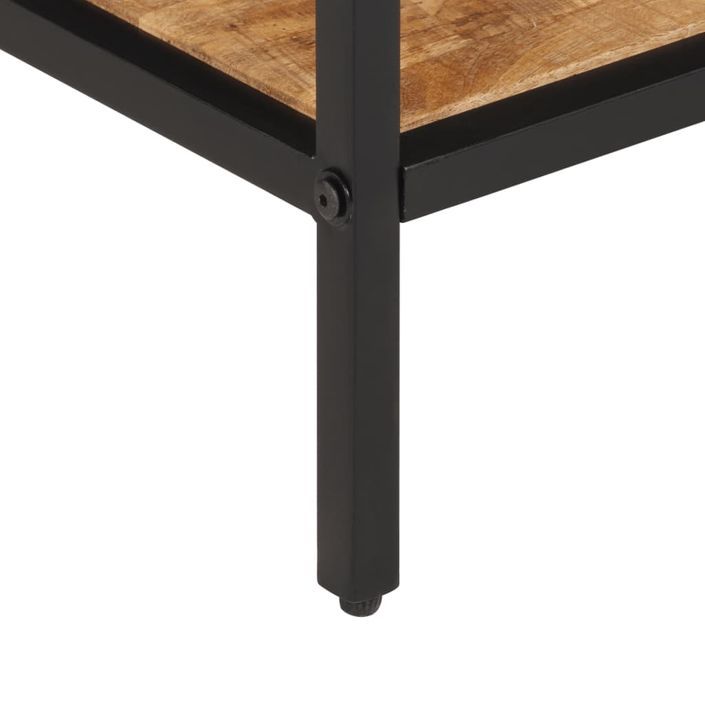 Table console 70x35x70 cm bois de manguier massif brut - Photo n°6