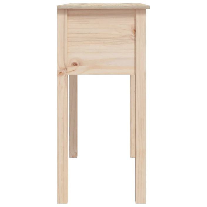 Table console 70x35x75 cm Bois massif de pin - Photo n°8