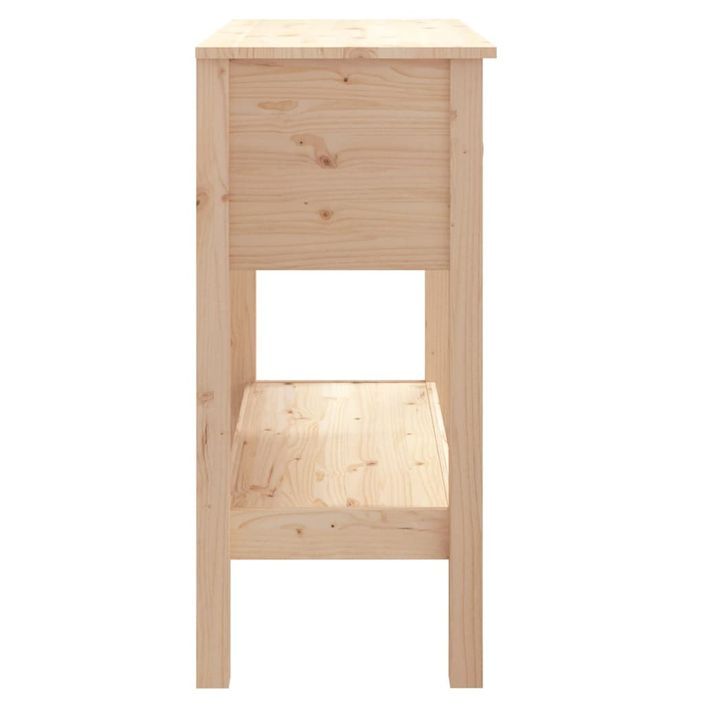 Table console 75x35x75 cm Bois massif de pin - Photo n°8