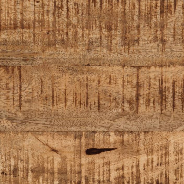 Table console 80x30x74 cm bois massif de manguier et fer - Photo n°7