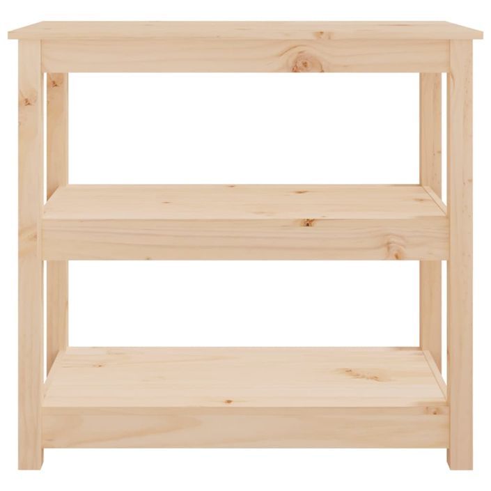 Table console 80x40x74 cm Bois massif de pin - Photo n°5