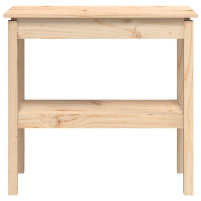 Table console 80x40x75 cm Bois massif de pin - Photo n°4