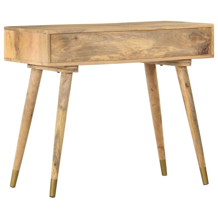 Table console 89x44x75 cm Bois de manguier massif - Photo n°5