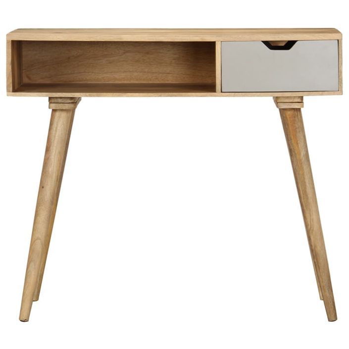 Table console 89x44x76 cm Bois de manguier massif - Photo n°4