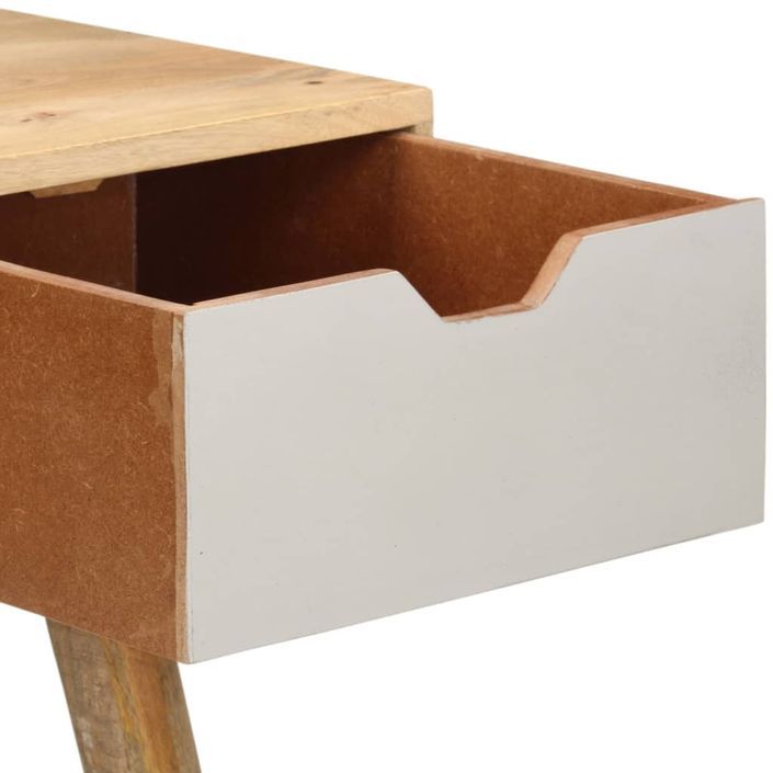 Table console 89x44x76 cm Bois de manguier massif - Photo n°6