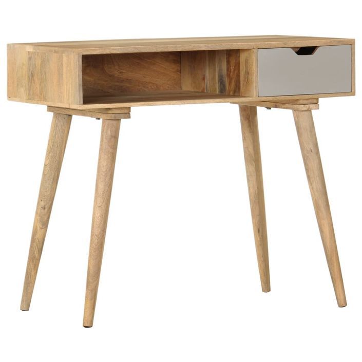 Table console 89x44x76 cm Bois de manguier massif - Photo n°9