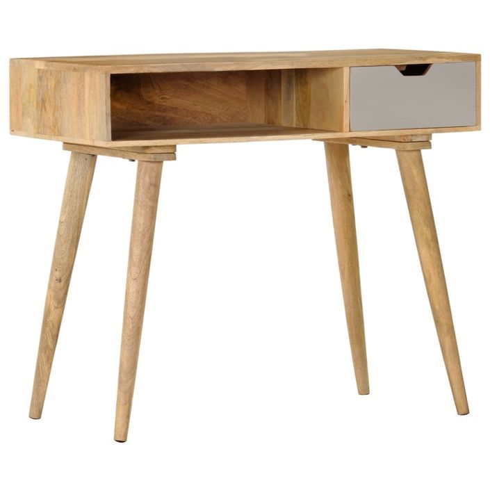 Table console 89x44x76 cm Bois de manguier massif - Photo n°10