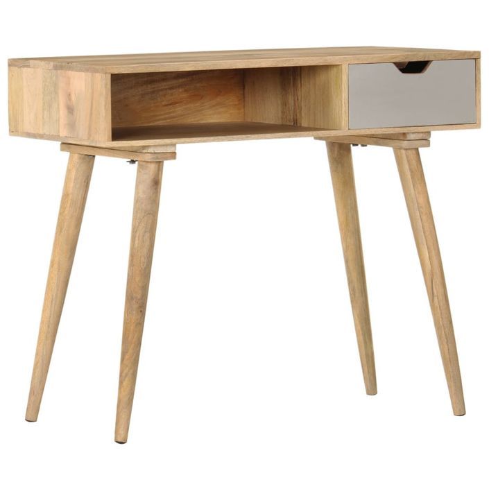 Table console 89x44x76 cm Bois de manguier massif - Photo n°11