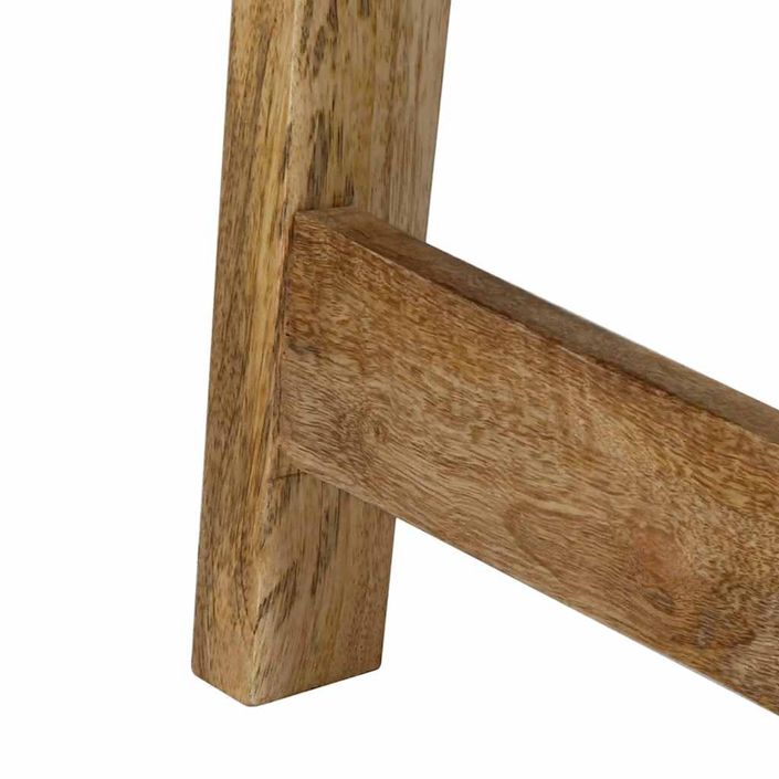 Table console 90x32x75 cm bois massif de manguier brut - Photo n°8