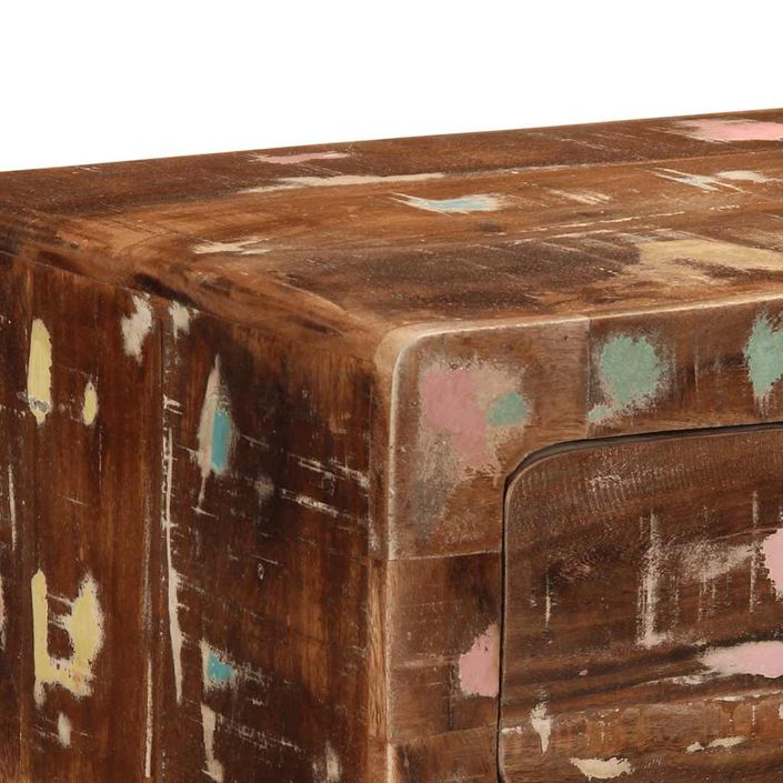 Table console 90x32x75 cm bois massif de récupération - Photo n°6