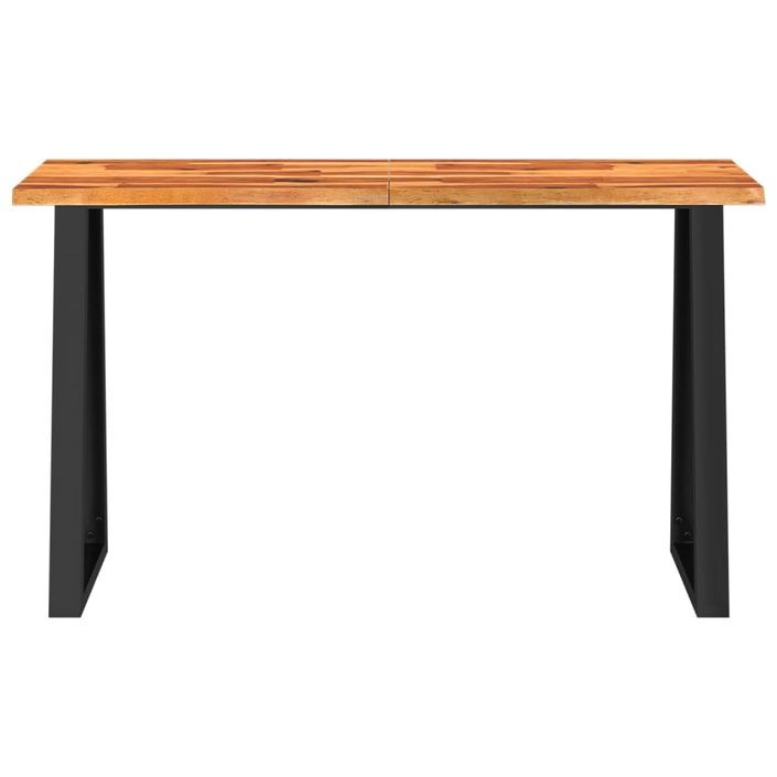 Table console à live edge 140x40x80 cm bois d'acacia solide - Photo n°4