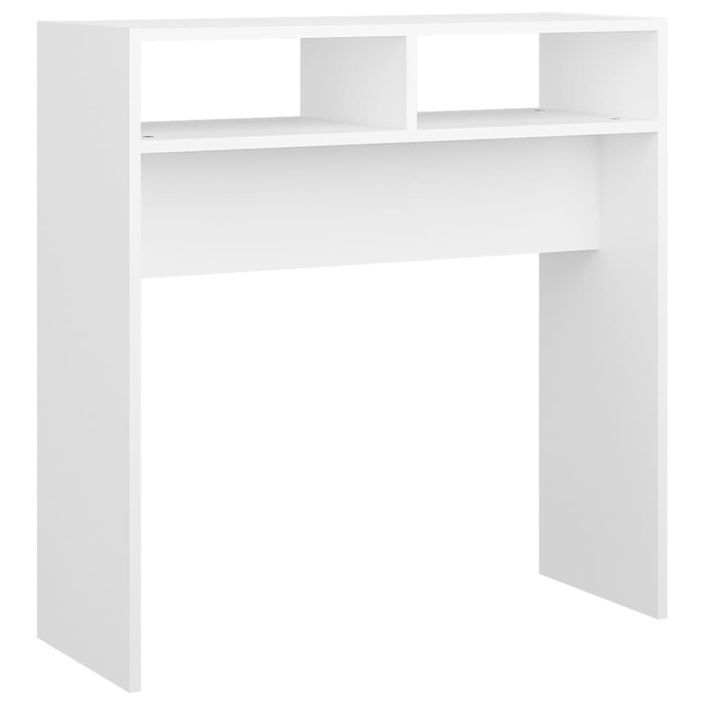 Table console Blanc 78x30x80 cm - Photo n°1