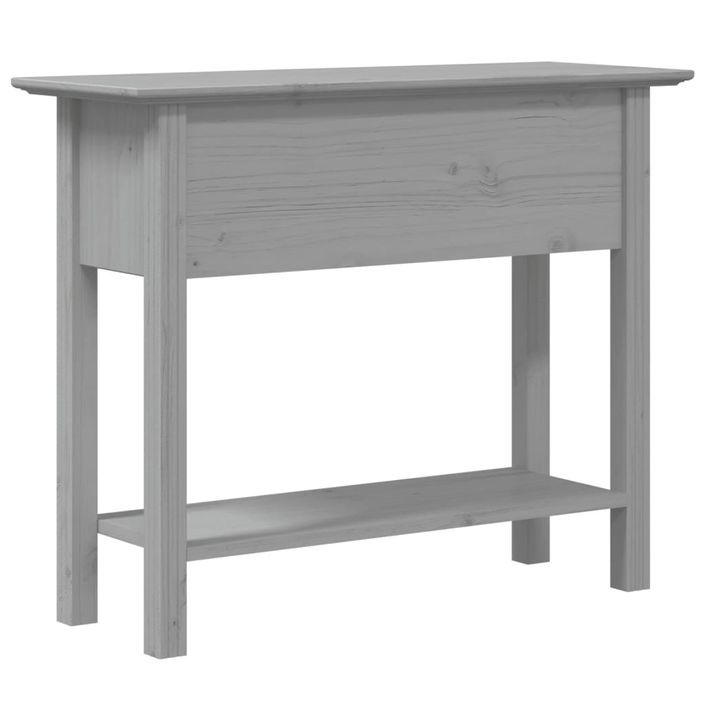 Table console BODO gris 90x34,5x73 cm bois de pin massif - Photo n°6