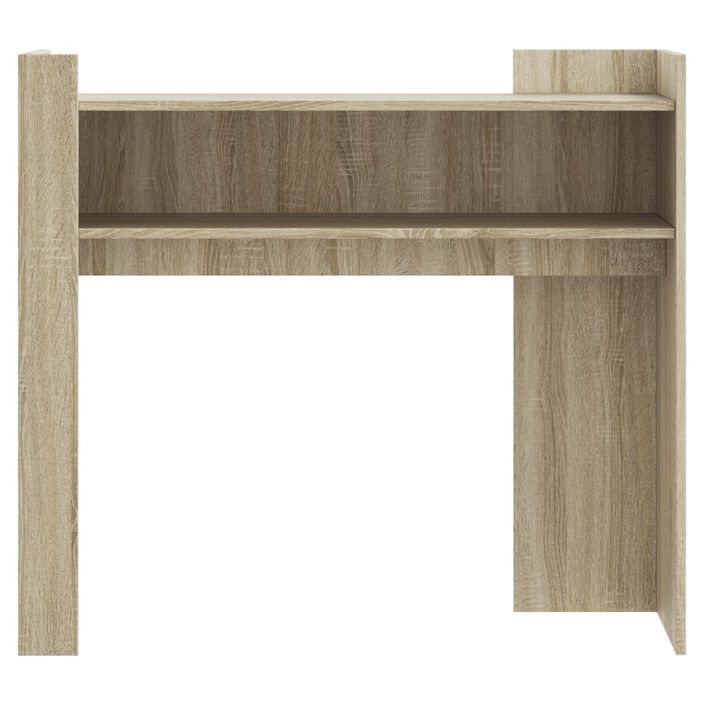 Table console chêne sonoma 100x35x90 cm bois d'ingénierie - Photo n°4