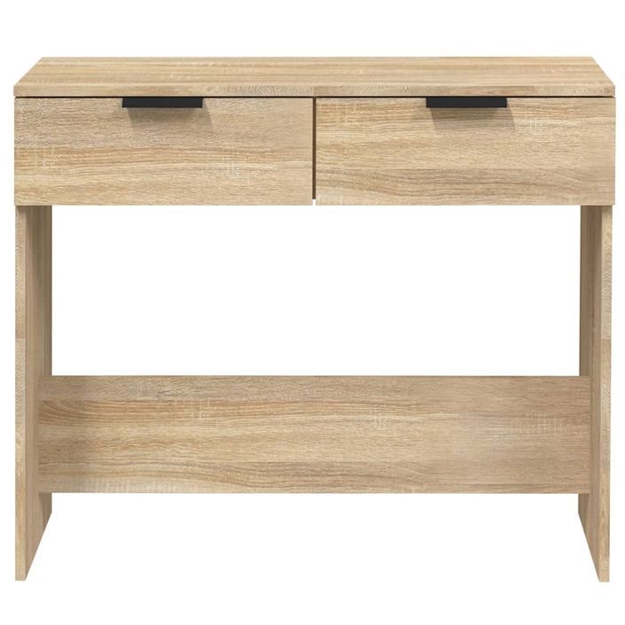 Table console Chêne sonoma 90x36x75 cm Bois d'ingénierie - Photo n°6