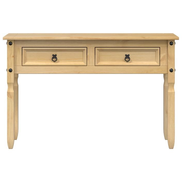 Table console Corona 115x46x73 cm bois de pin massif - Photo n°4