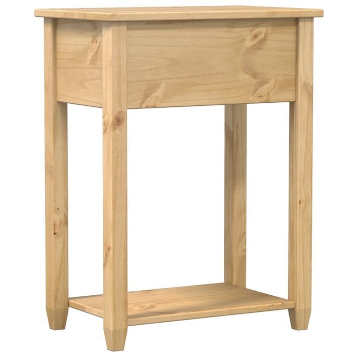 Table console Corona 55x35x73 cm bois de pin massif - Photo n°6