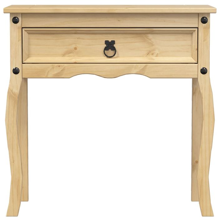 Table console Corona 73x35x73 cm bois de pin massif - Photo n°4