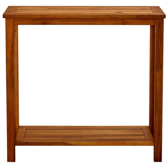 Table console de jardin 80x35x75 cm Bois d'acacia solide - Photo n°2