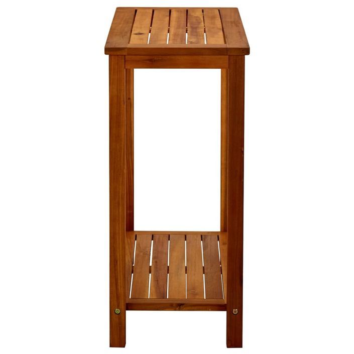 Table console de jardin 80x35x75 cm Bois d'acacia solide - Photo n°3