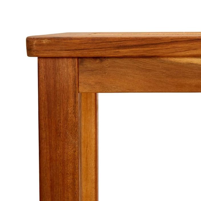 Table console de jardin 80x35x75 cm Bois d'acacia solide - Photo n°5