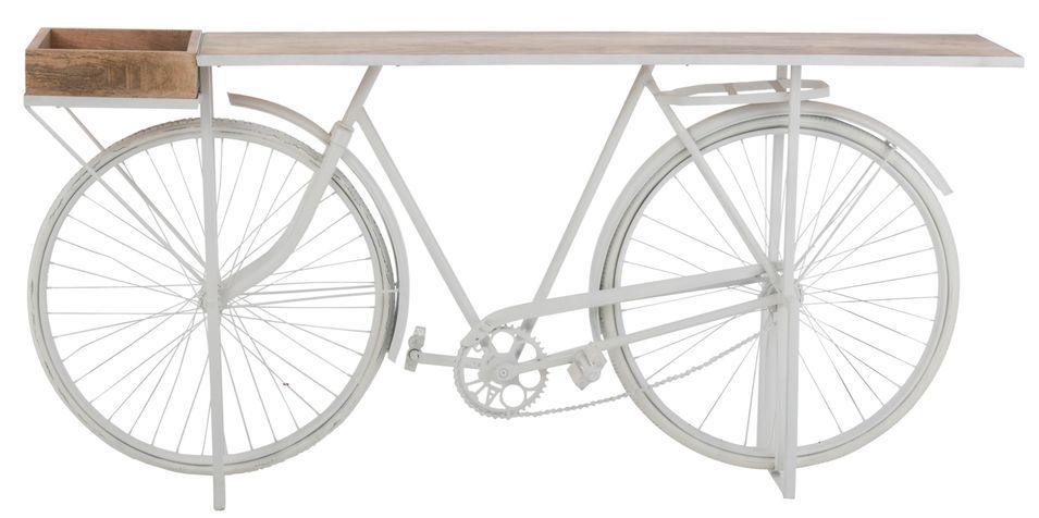 Table console vélo bois de manguier Selena L 185 cm - Photo n°3