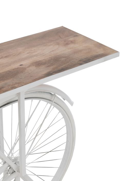 Table console vélo bois de manguier Selena L 185 cm - Photo n°7