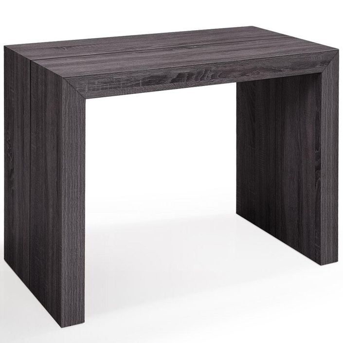 Table console extensible bois vintage 50 à 200 cm - 10 personnes - Photo n°1