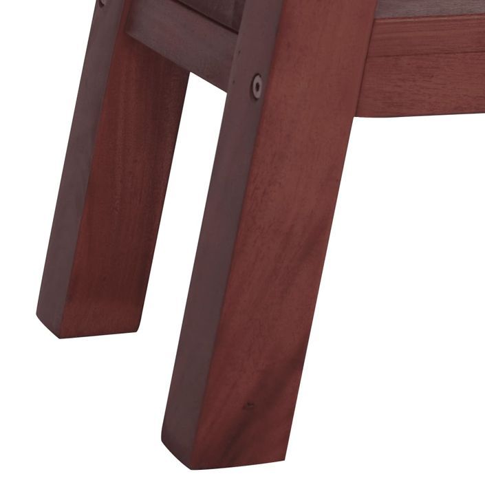 Table console marron 110x30x75 cm bois massif d'acajou - Photo n°8