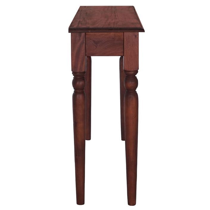 Table console Marron classique 110x30x75cm Bois d'acajou massif - Photo n°3