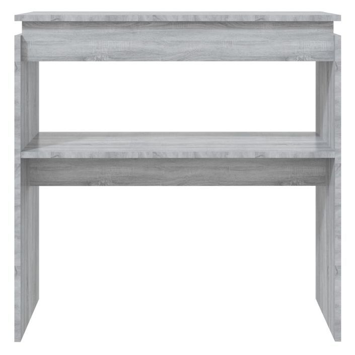 Table console Sonoma gris 80x30x80 cm Bois d'ingénierie - Photo n°3