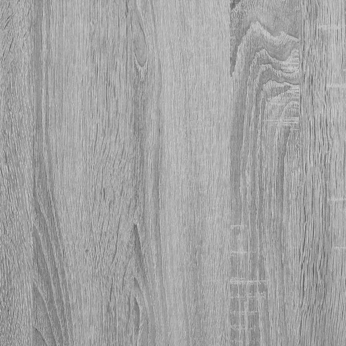 Table console sonoma gris 90x35x80 cm bois d'ingénierie - Photo n°8
