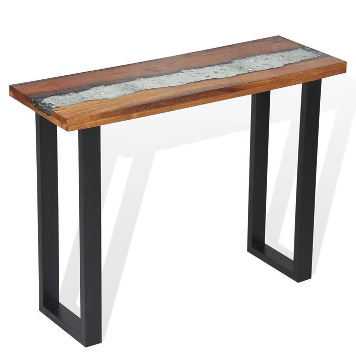 Table console Teck 100 x 35 x 75 cm - Photo n°2