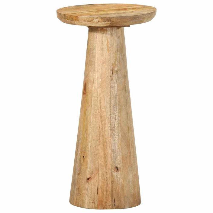 Table d'appoint Ø30x60 cm bois de manguier massif - Photo n°1