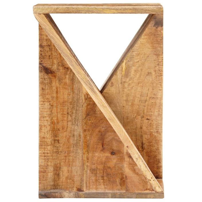 Table d'appoint 35 x 35 x 55 cm Bois de manguier massif - Photo n°2