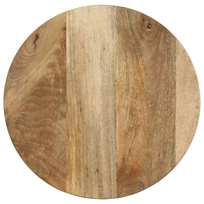 Table d'appoint Ø40x40 cm bois de manguier massif - Photo n°4