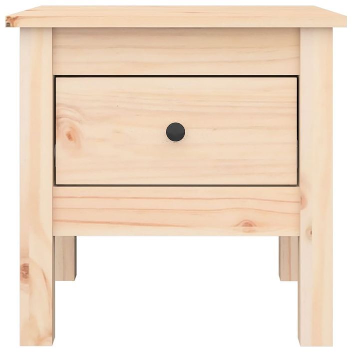 Table d'appoint 40x40x39 cm Bois massif de pin - Photo n°6