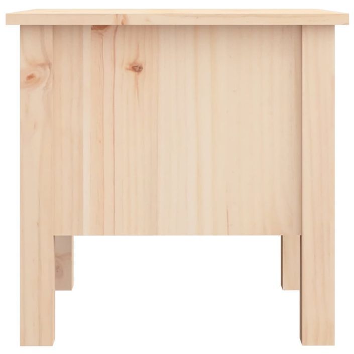 Table d'appoint 40x40x39 cm Bois massif de pin - Photo n°8