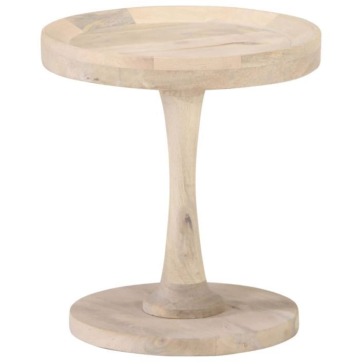 Table d'appoint Ø40x45 cm Bois de manguier massif - Photo n°1