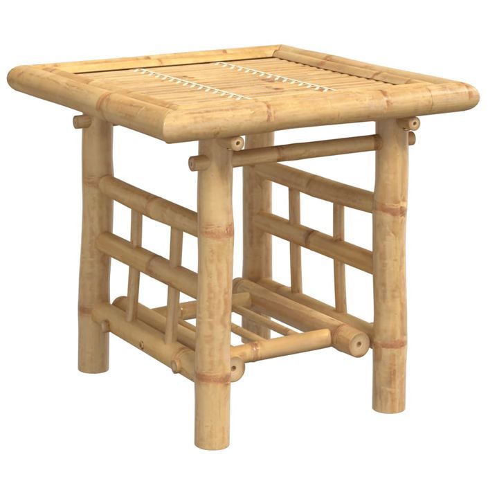 Table d’appoint 45x45x45 cm bambou - Photo n°5