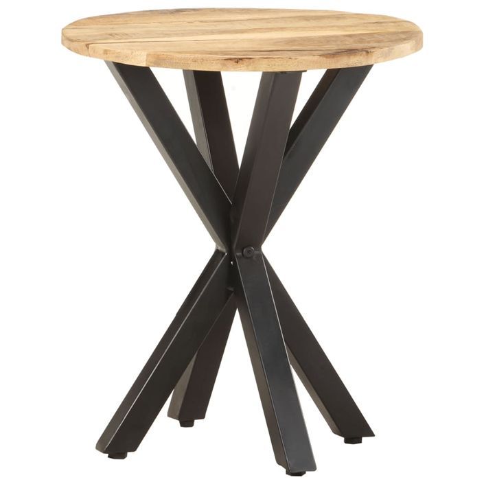 Table d'appoint 48x48x56 cm Bois de manguier massif - Photo n°7