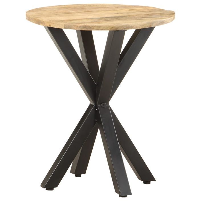 Table d'appoint 48x48x56 cm Bois de manguier massif - Photo n°8