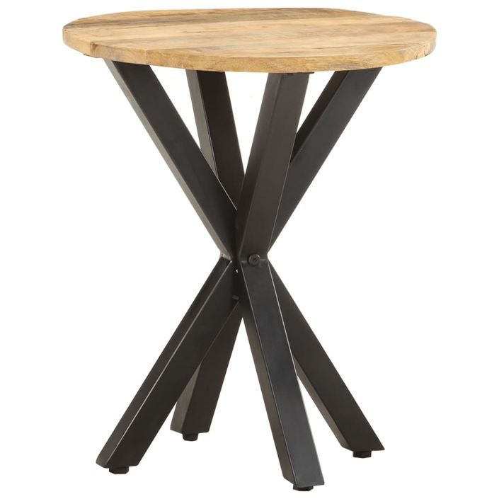 Table d'appoint 48x48x56 cm Bois de manguier massif - Photo n°9