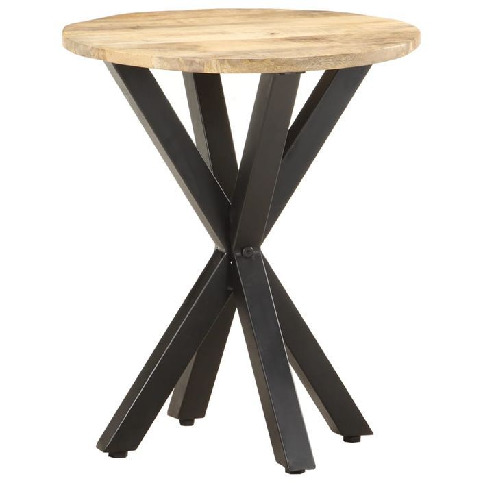 Table d'appoint 48x48x56 cm Bois de manguier massif - Photo n°10