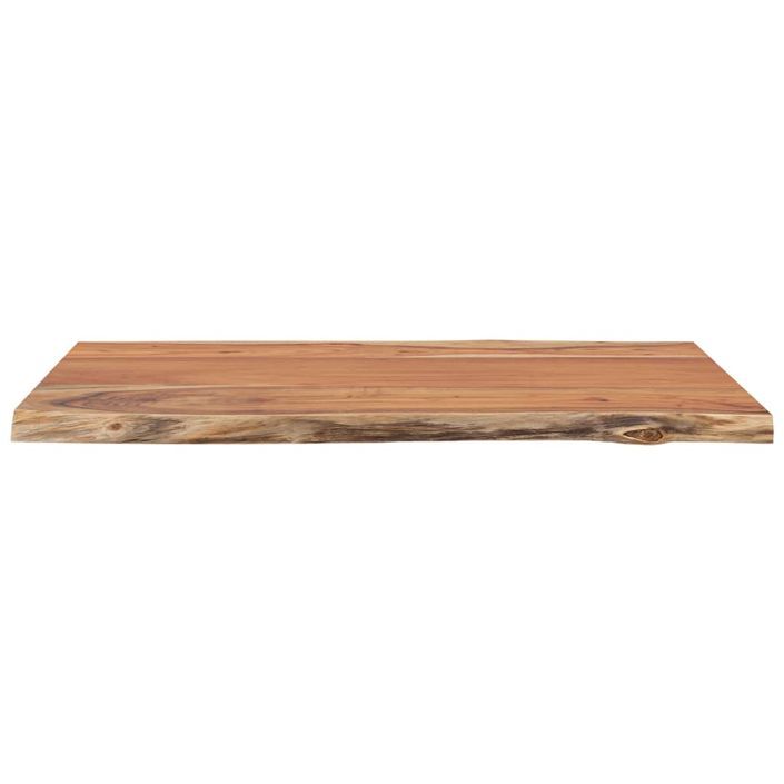 Table d'appoint 50x40x2,5cm bois massif acacia bordure assortie - Photo n°5
